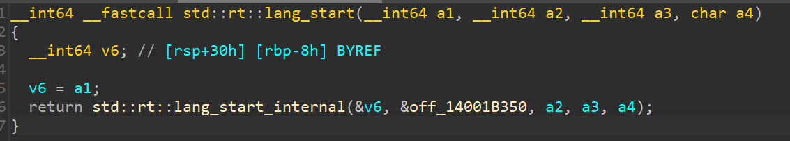 Rust 逆向基础 -1 Rust 逆向基础 -1